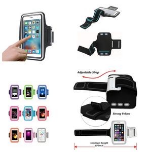 Water Resistant Cell Phone Armband with Visible Touch Screen