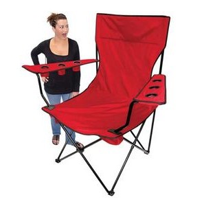 Giant Oversized XXXL Big Portable Folding Camping Beach Outdoor Chair with 6 Cup Holders
