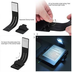 USB Rechargeable LED Book Light with Clips