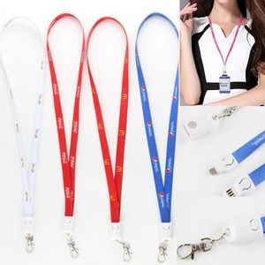 2-IN-1 Lanyard USB Charge Cable