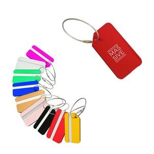 Business Aluminum Alloy Luggage Tag For Travel