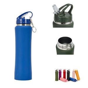 Urban Fitness Cool Insulated Stainless Steel Water Bottle 600ml