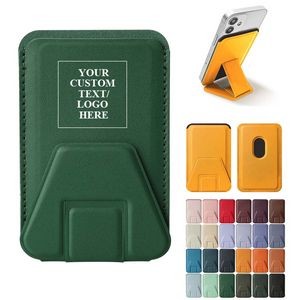 Cell Phone Wallet PU Leather Credit Cards Holder