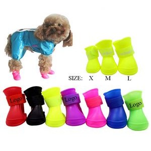 Waterproof Silicone Pet Shoes