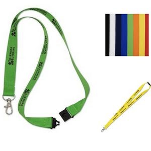 6/8" Lanyard with Metal Clip