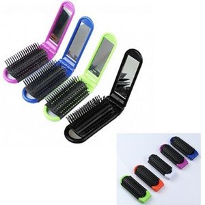 Foldable Brush With Mirror