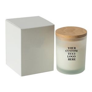 Soy Wax Candle With Wood Lid
