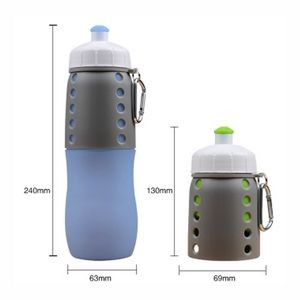 Collasiple Silicone Bottle with Carabiner