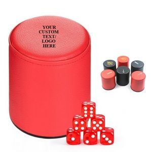 Dice Cup With 6 Dice