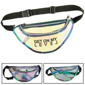 Clear Reflective Holographic Fanny Pack