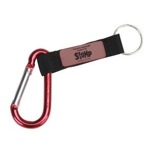 Anodized Carabiner w/Tag Keyring