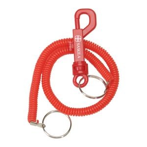Clearance! Clip w/20" Long Coil Keyring