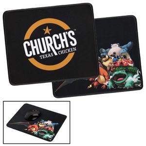 Large Mouse Pad w/Stitched Edges and Full Color Dye Sublimation