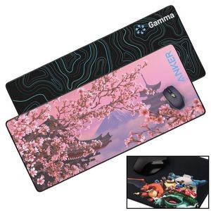 XL Mouse Pad Desk Mat w/Stitched Edges and Full Color Dye Sublimation