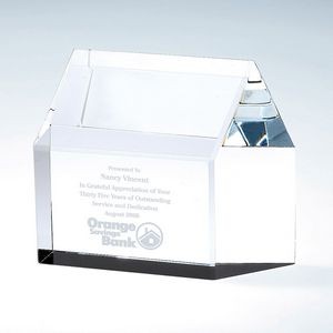 Real Estate Crystal Paperweight