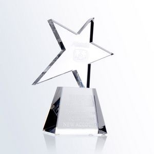Meteor Star Optic Crystal Award