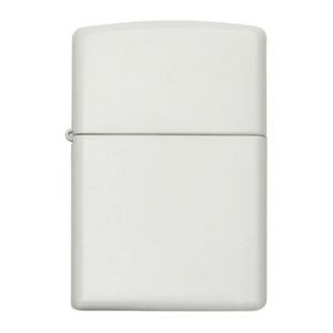 Genuine Zippo windproof lighter - White Matte