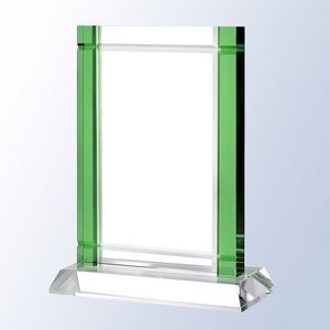 Green Deco Optic Crystal Awards