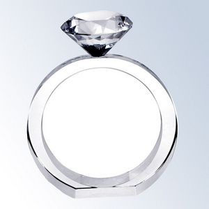 Diamond Ring Optic Crystal Award