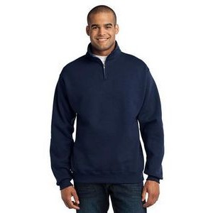 Jerzees Nublend 1/4-Zip Cadet Collar Sweatshirt