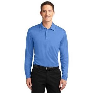Port Authority Silk Touch Performance Long Sleeve Polo Shirt