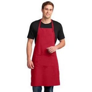 Port Authority Easy Care Extra Long Bib Apron w/Stain Release