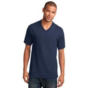 Port & Company 5.4 Oz. 100% Cotton V-Neck T-Shirt