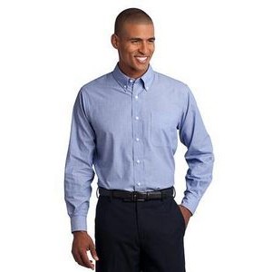 Port Authority Tall Crosshatch Easy Care Shirts