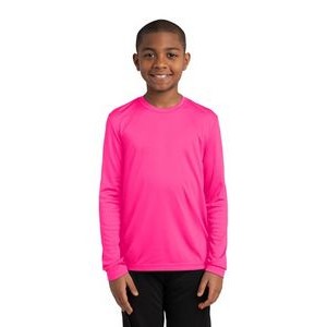 Youth Sport-Tek Long Sleeve PosiCharge Competitor Tee Shirt