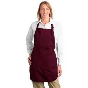 Port Authority Full Length Apron w/Pouch Pocket
