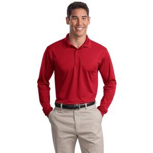 Sport-Tek Micropique Sport-Wick Long Sleeve Polo Shirt