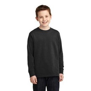 Port & Company Youth Long Sleeve 5.4 Oz. 100% Cotton T-Shirt