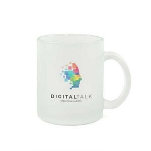 11 oz. Frosted Glass Coffee Mug - Sublimation