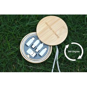 TWIST Bamboo Charging Cable Set (UNION)