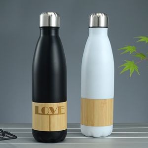 Natural Bamboo Water Bottle (500ml) (GLASSFORD)