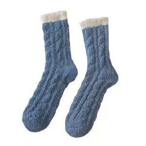 Women Custom Logo Comfy Fuzzy Socks
