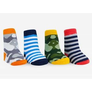 Premium Custom Jacquard All Over design Infant / Toddler Socks