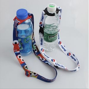 Full Color Bottle Strap with Adjustable Lanyard