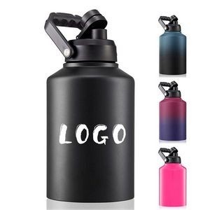 128oz/64oz Sports Water Bottle With Handle
