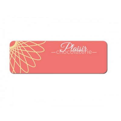 Stickpin Write-On P-Touch Metal Name Badge (3"x1")