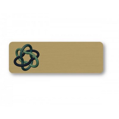 Stickpin Write-On P-Touch Plastic Name Badge
