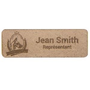 MDF Magnet Name Badge (Up To 3" Sq. In.)