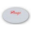 Oval Stickpin Write-On P-Touch Metal Name Badge