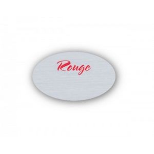 Stickpin Write-On P-Touch Metal Name Badge (2-1/8"x1-1/4")