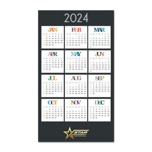 Paper Wall Calendar (30"x52")