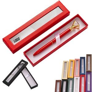 7" Single Pen Case Office Souvenir Supplies Organizer Gift Box