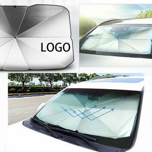 57" Foldable Umbrella Car Front Window Sunshade