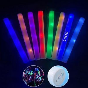 19" LED Light Up Flashing Foam Glow Stick Lumiton Baton