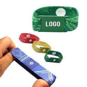 7" RFID Smart Card Polyester Elastic Wristbands