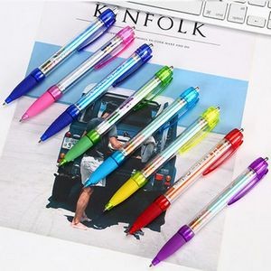 Plastic Click Action Pull Out Banner Pen